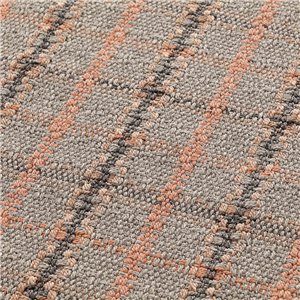 Alfombra Garden Layers Tartan terracotta GAN