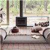 Alfombra Garden Layers Tartan terracotta GAN