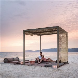 Colchoneta Small Garden Layers Gofre terracotta GAN