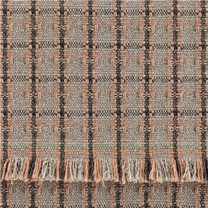 Colchoneta Small Garden Layers Checks terracotta GAN