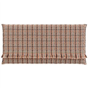 Colchoneta Small Garden Layers Checks terracotta GAN