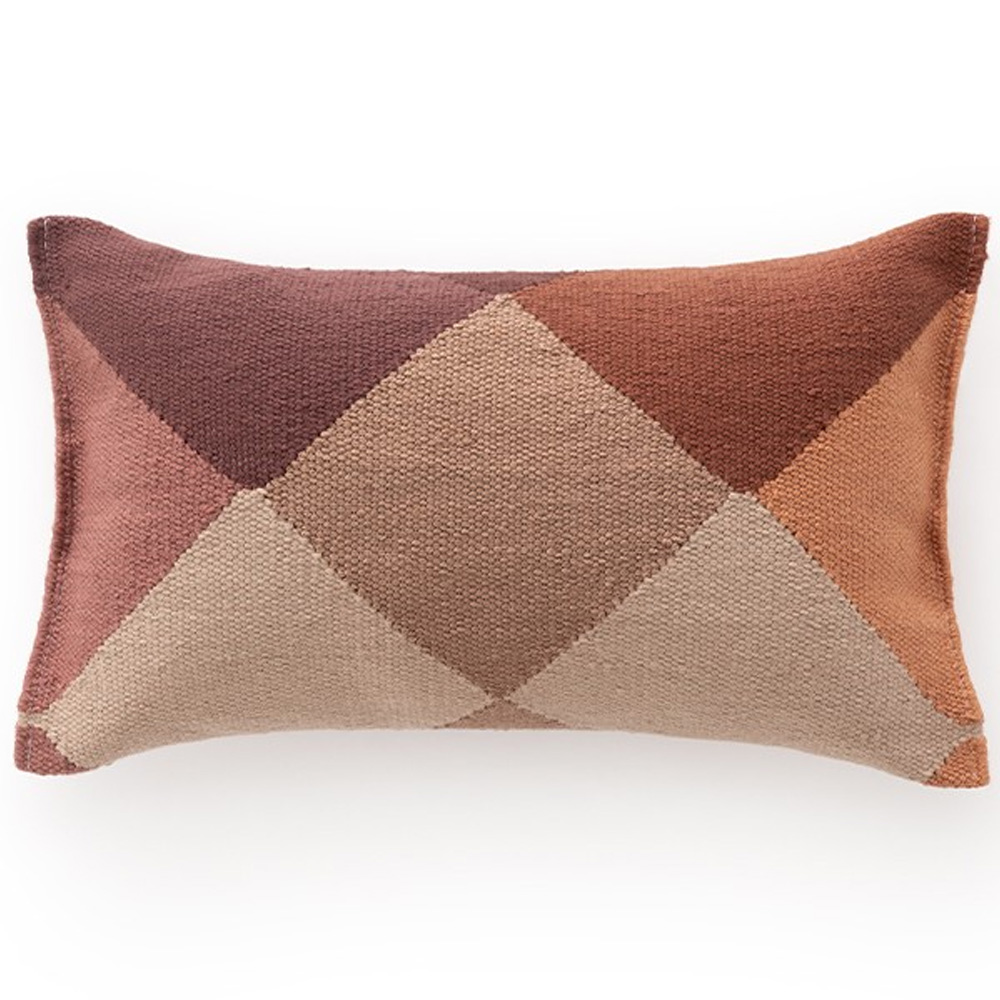 Cojín Diamond Orange-Wine rectangular GAN
