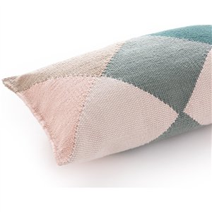 Cojín Diamond Nude-Petrol rectangular GAN