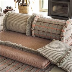 Colchoneta Big Garden Layers Diagonal almond-peach GAN