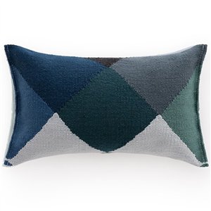 Cojín Diamond Blue-Green rectangular GAN