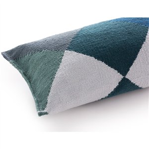 Cojín Diamond Blue-Green rectangular GAN