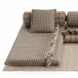 Cojín Small Garden Layers Gofre terracotta GAN