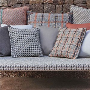 Cojín Small Garden Layers Gofre terracotta GAN