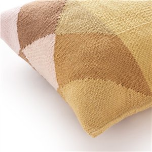 Cojín Diamond Pink-Yellow cuadrado GAN