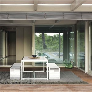 Alfombra Garden Layers Diagonal aloe-opal GAN