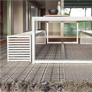 Alfombra Garden Layers Tartan green GAN