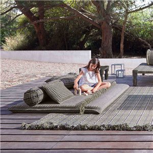 Alfombra Garden Layers Tartan green GAN