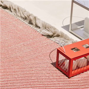 Alfombra Garden Layers Diagonal almond-red GAN