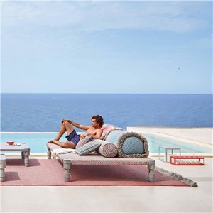 Alfombra Garden Layers Diagonal almond-red GAN