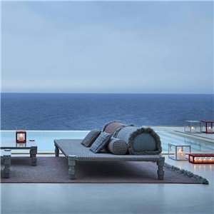 Alfombra Garden Layers Diagonal almond-red GAN