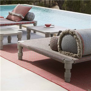 Alfombra Garden Layers Diagonal almond-red GAN