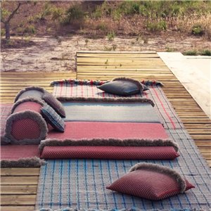 Colchoneta Big Garden Layers Diagonal almond-blue GAN