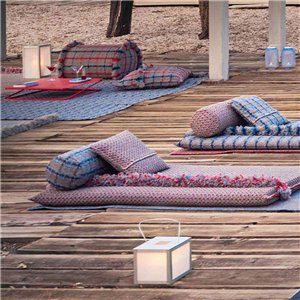 Rulo Small Garden Layers Checks blue GAN