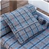 Cojín Small Garden Layers Checks blue GAN