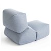 Puf Grapy Blue vichy Outdoor GAN