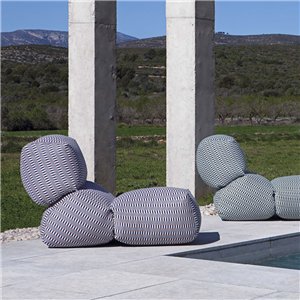 Puf Grapy orange deco Outdoor GAN