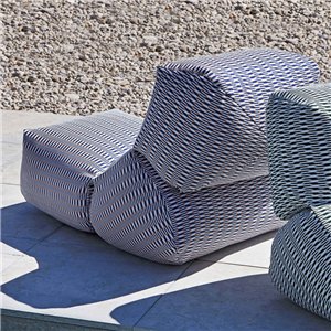 Puf Grapy orange deco Outdoor GAN