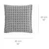 Cojín Small Garden Layers Checks green GAN