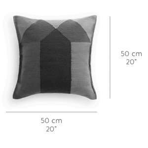 Cojín Diamond Green-Grey cuadrado GAN