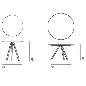 Mesa Auxiliar Heb Madera Desalto