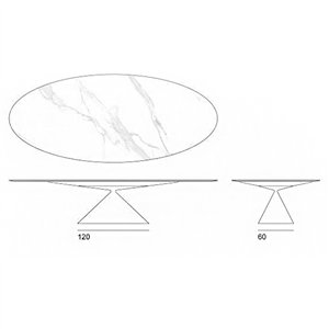 Mesa Maxi Clay Mármol Desalto