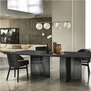 Mesa rectangular Big Wave Ecomalta Fiam