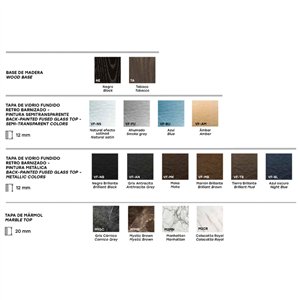 Mesa centro Magma Fiam