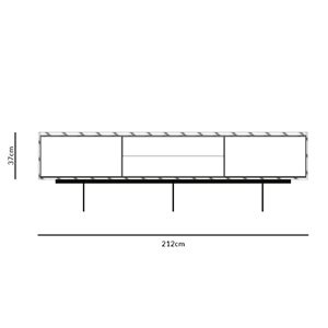 Mueble salón Aura con forro abierto Treku