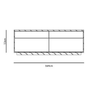 Mueble bajo Aura open frame Treku