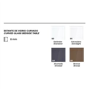 Mesita noche Rialto Night Fiam