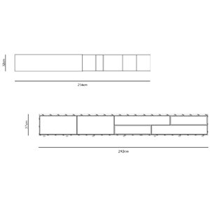 Mueble salón C4 Treku