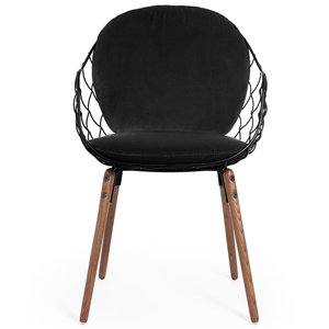 Silla Piña Tapizada Madera Magis