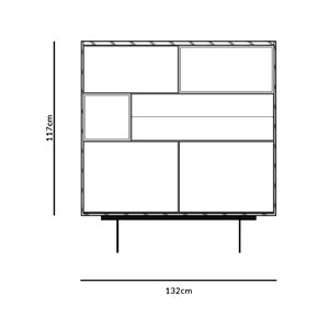 Aparador alto Aura S6 Treku