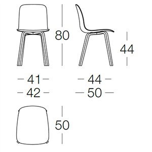 Silla Substance Polipropileno Madera Magis