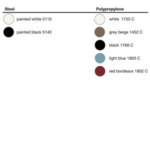Silla Substance Polipropileno Acero Magis