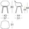 Sillón Substance Polipropileno Madera Magis
