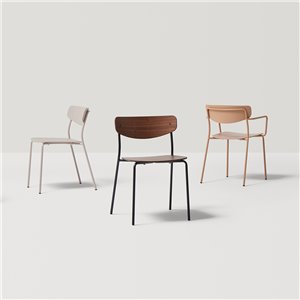 Silla Lea madera Inclass