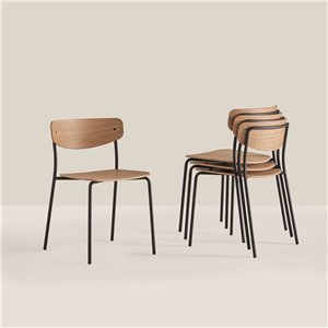 Silla Lea madera Inclass