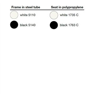 Silla Troy Polipropileno Tapizada Acero Magis