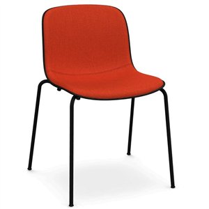 Silla Troy Madera Tapizada Acero Magis