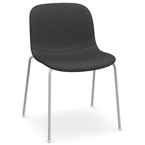 Silla Troy Tapizada Acero Magis