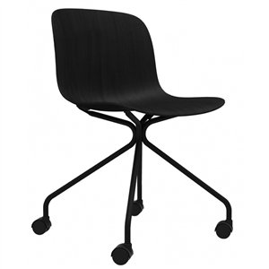 Silla Troy Star Madera Ruedas Magis