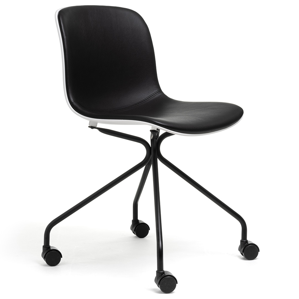 Silla Troy Star Polipropileno Tapizada Ruedas Magis