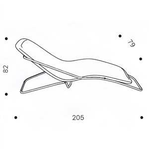 Chaise Lounge Wireflow Driade