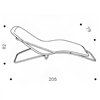 Chaise Lounge Wireflow Driade